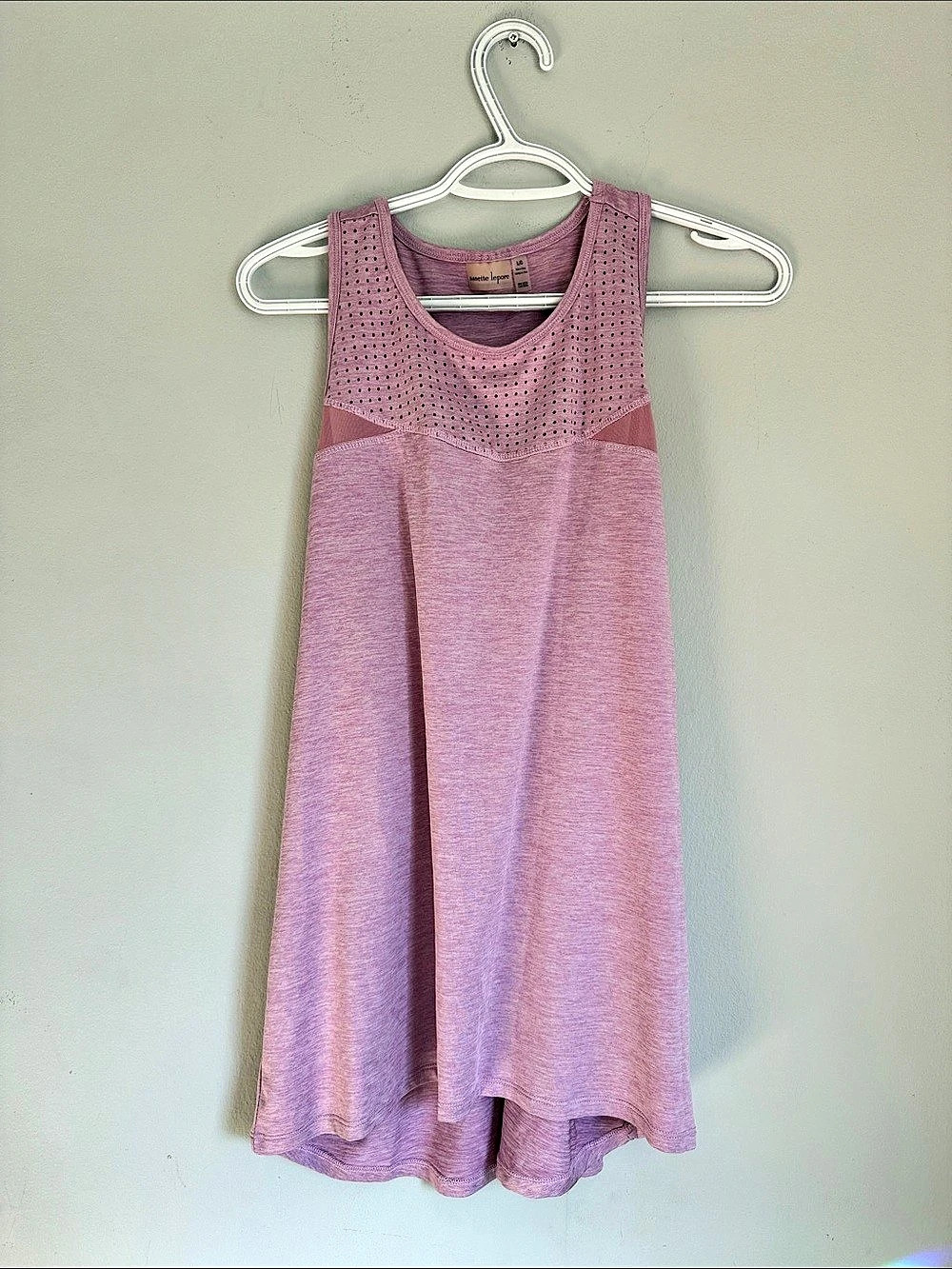 Nanette Lepore Pink exercise tank Size Large Like New
